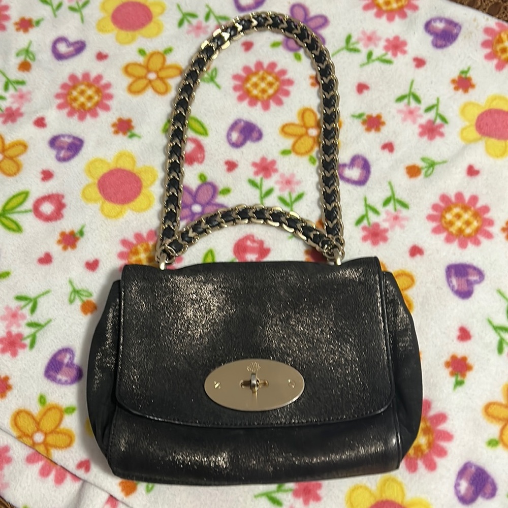 AuthenticSmall  Mulberry Lily Top handle shoulder bag